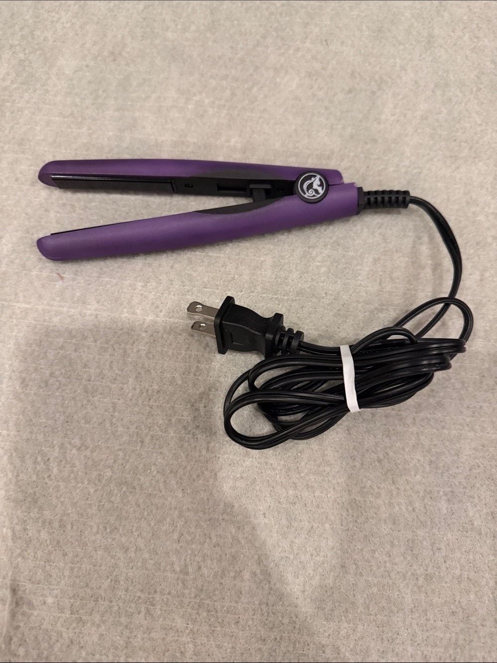 Pro Cabello Purple Mini Hair Straightener Travel Flat Iron